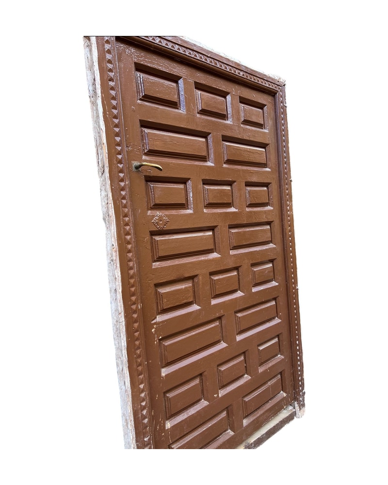 Puerta castellana panelada en madera maciza - 4