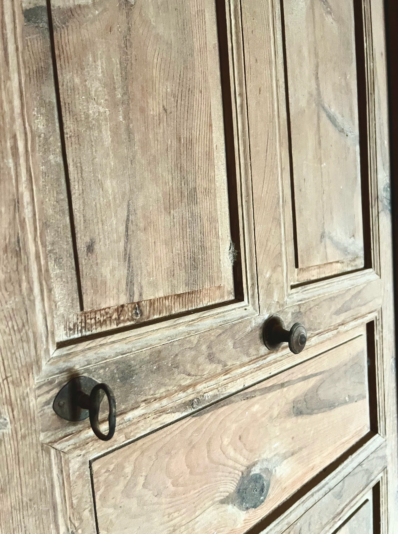 Puerta rústica castellana de madera maciza – finales del siglo XIX - 2