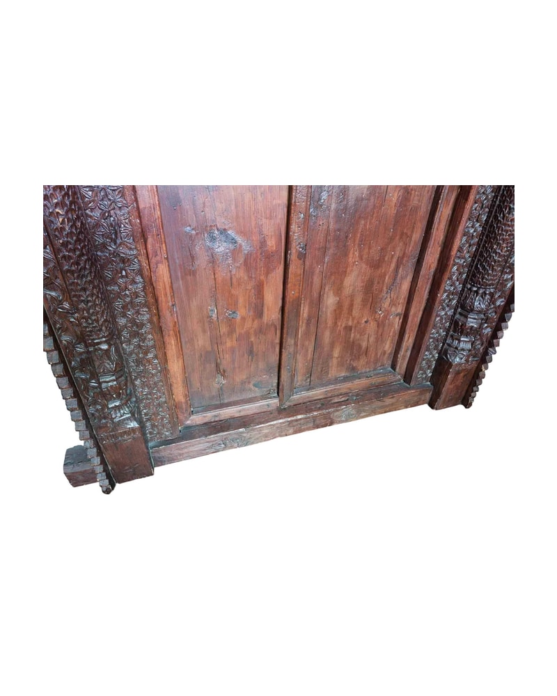 Marco y Puertas Indo-Coloniales Talladas, Siglo XIX - 6