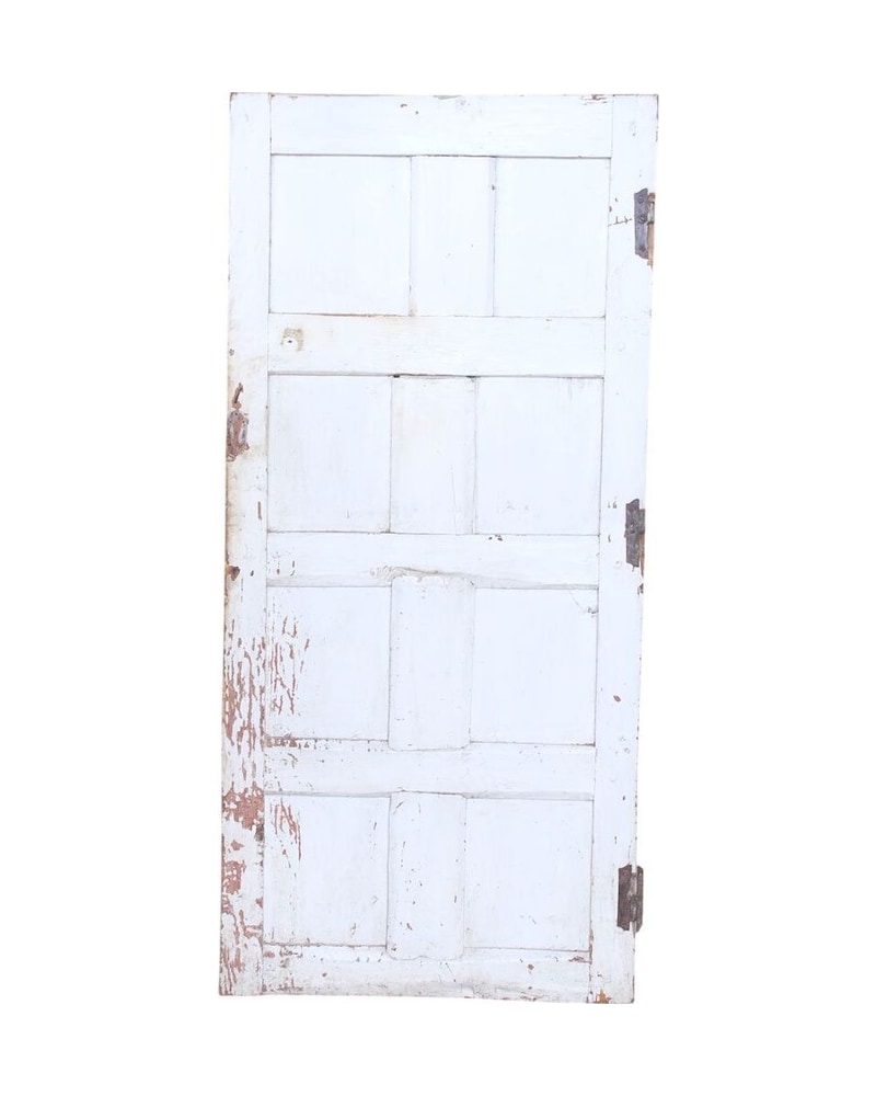 Rustic Castilian Paneled Pine Door, 19th - 20th century - 6/8