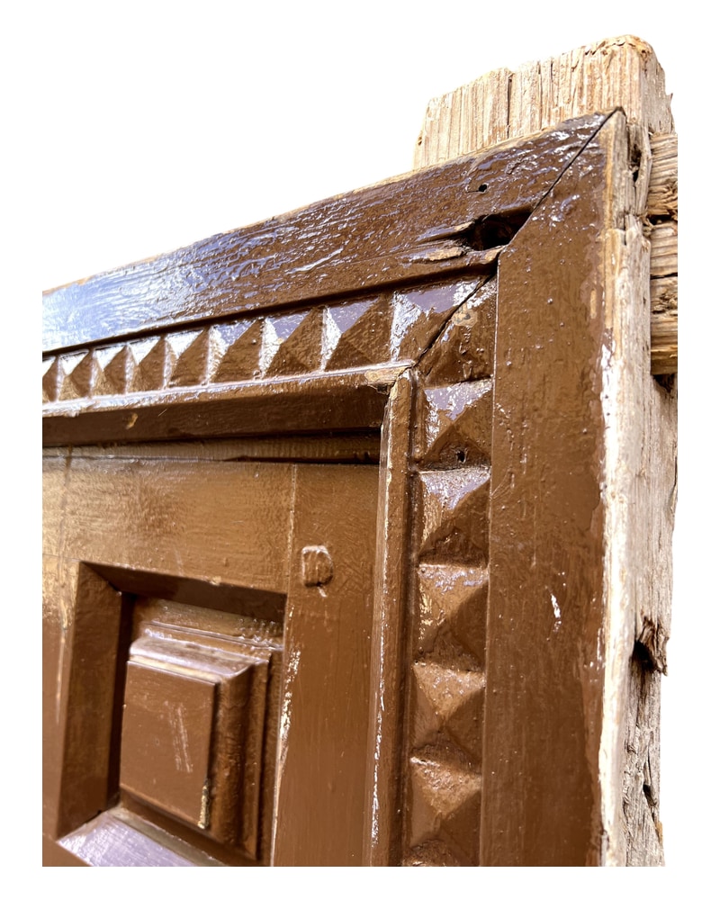 Puerta castellana panelada en madera maciza - 7