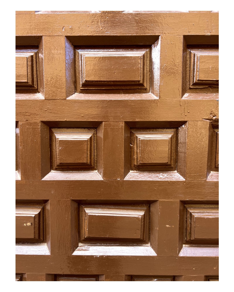 Puerta castellana panelada en madera maciza - 3