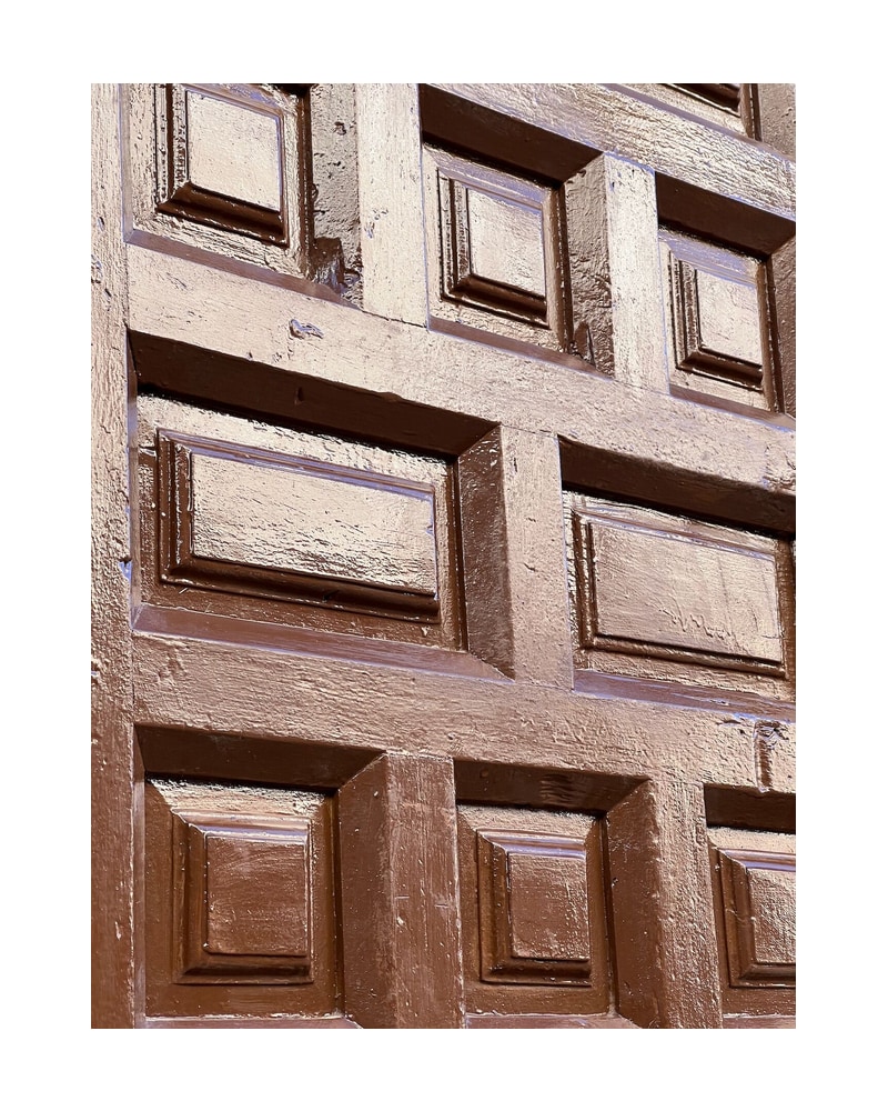 Puerta Castellana de Cuarterones en Roble – Siglo XVIII - 7