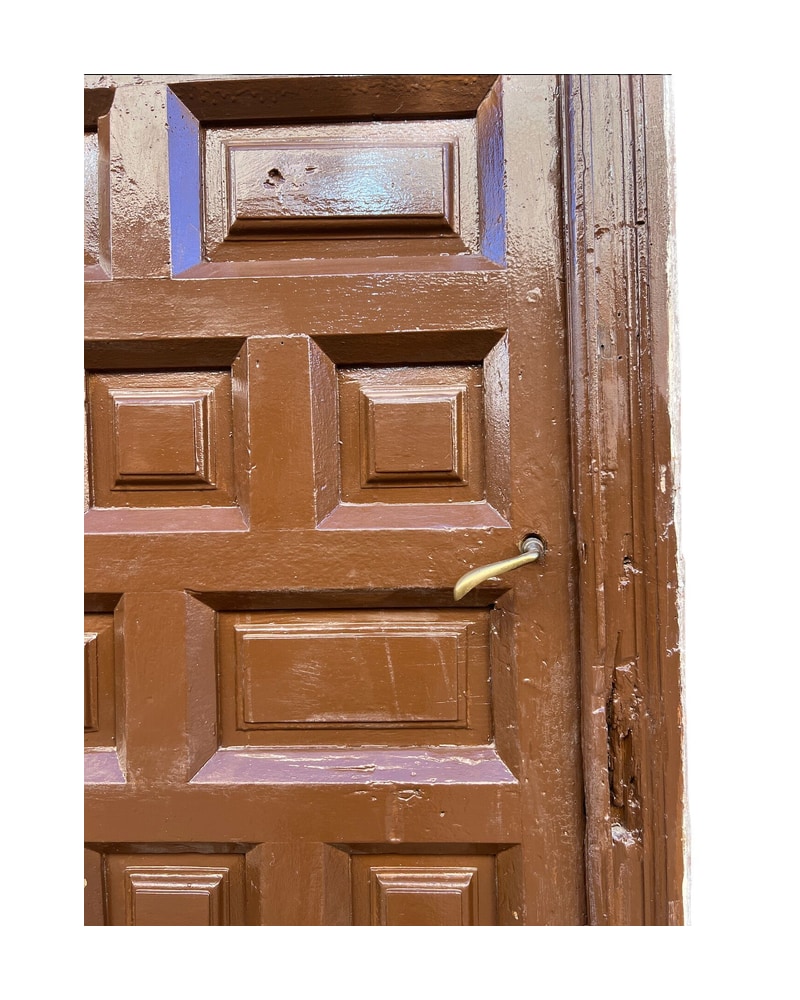 Puerta Castellana de Cuarterones en Roble – Siglo XVIII - 5