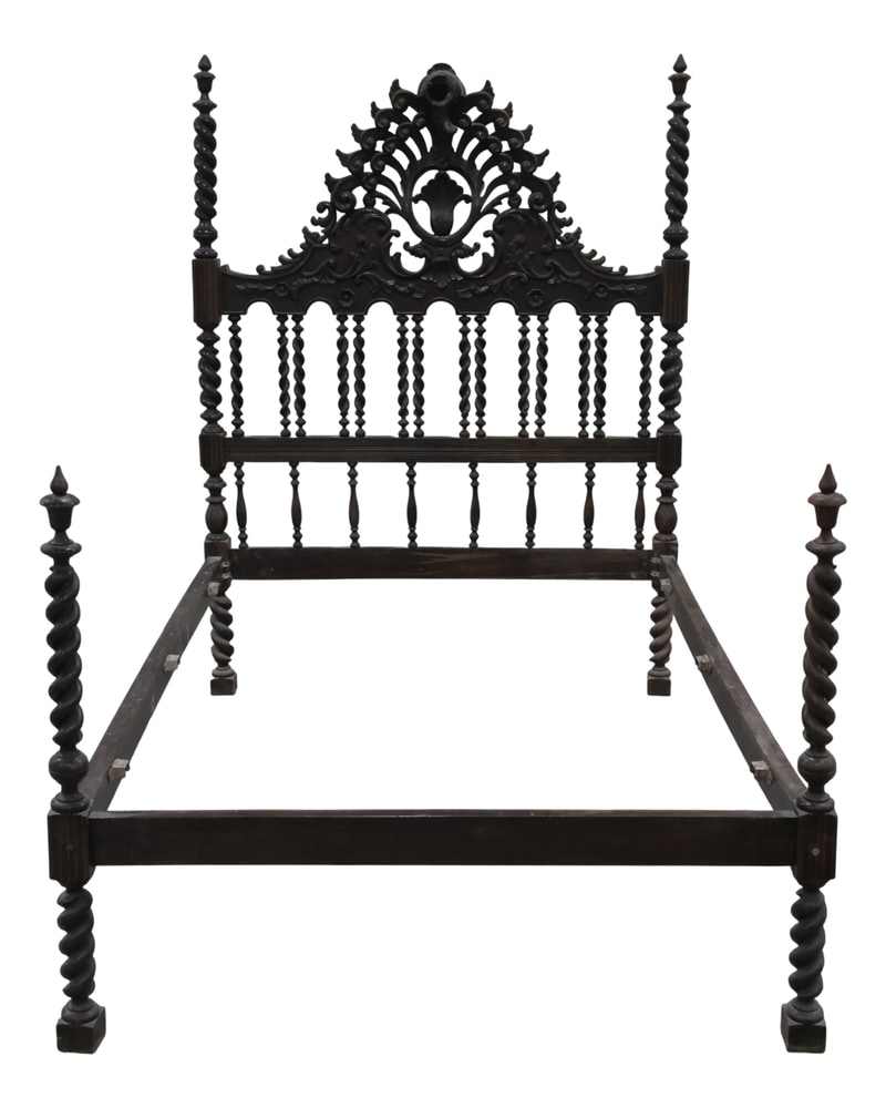 Cama de Bilros Portuguesa del siglo XIX