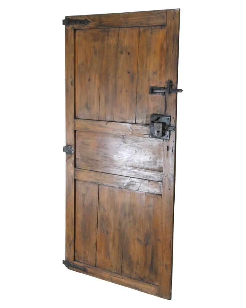 18th Century Pine Door with Three Panels - 11/16