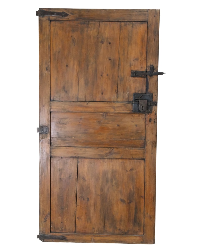 18th Century Pine Door with Three Panels - 9/16