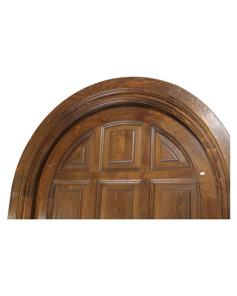 20th Century Semi-Circular Door in Solid Oak - 2/5