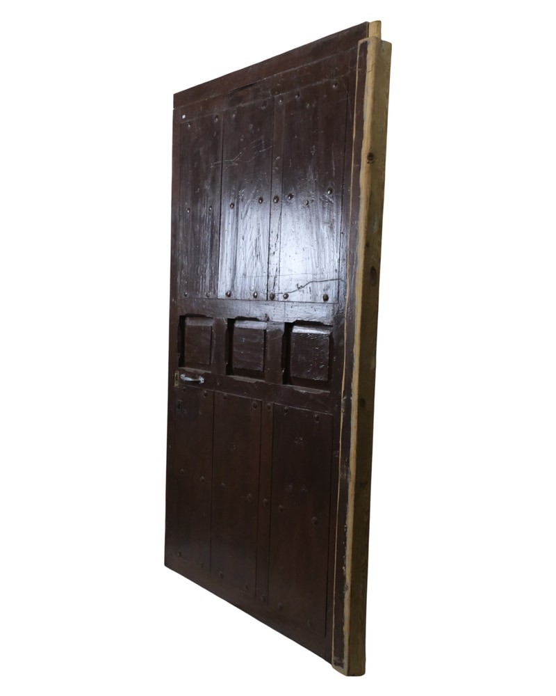 Rustic Door with Three Panels, 19th Century - 5/5
