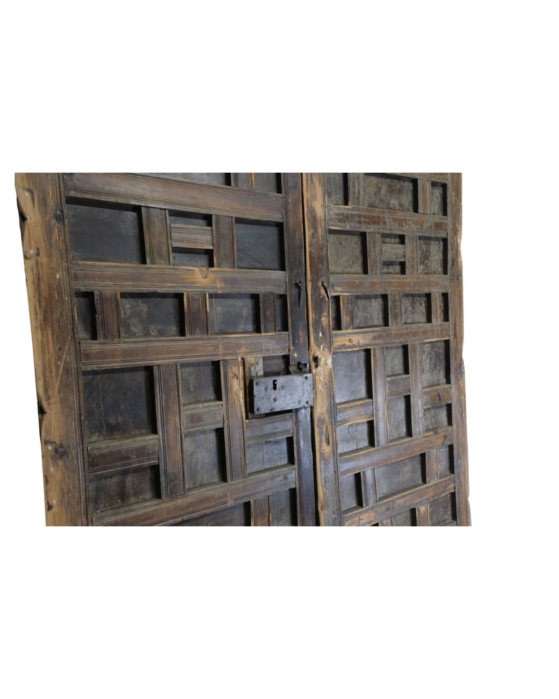 Castilian Door, 17th Century with Central Cross - 12/14