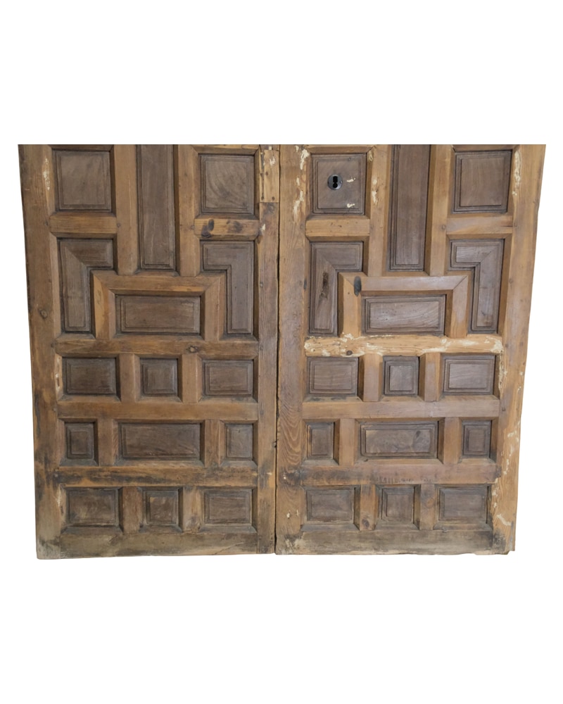 Castilian Door, 17th Century with Central Cross - 8/14