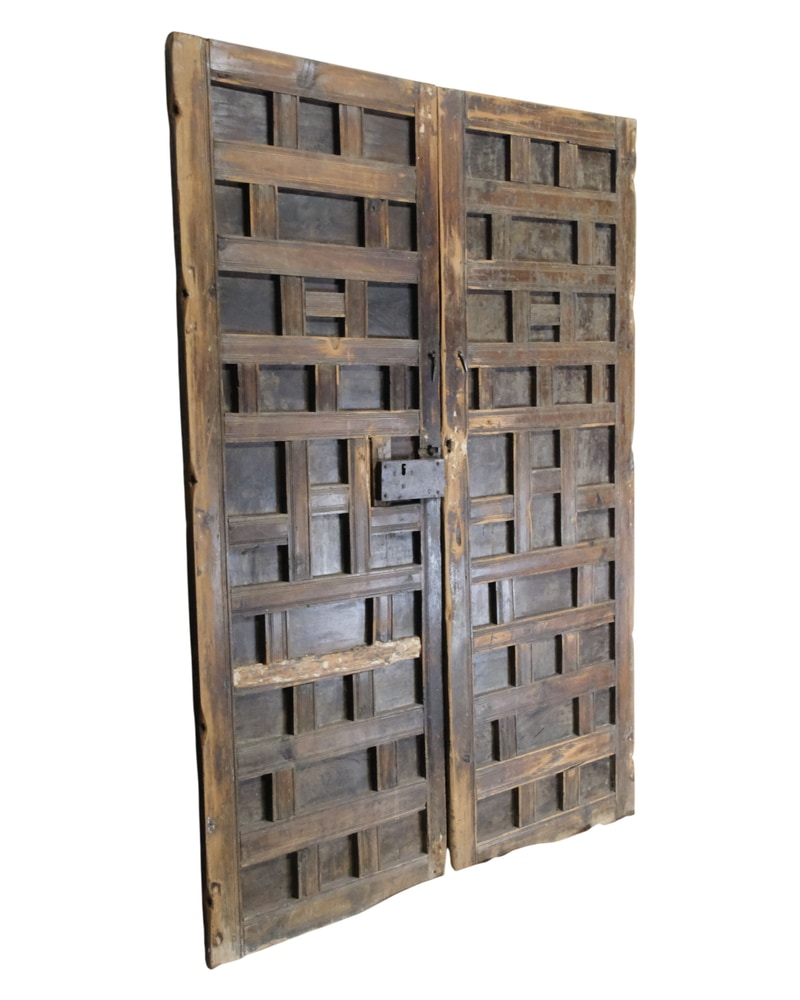 Castilian Door, 17th Century with Central Cross - 14/14