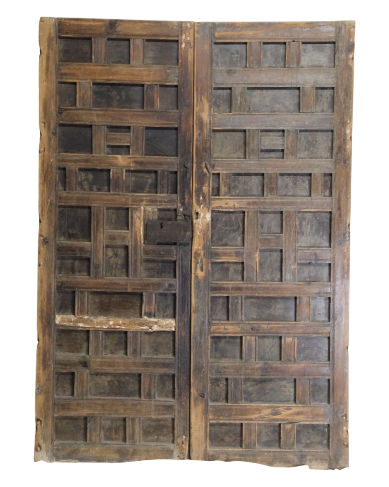 Castilian Door, 17th Century with Central Cross - 10/14