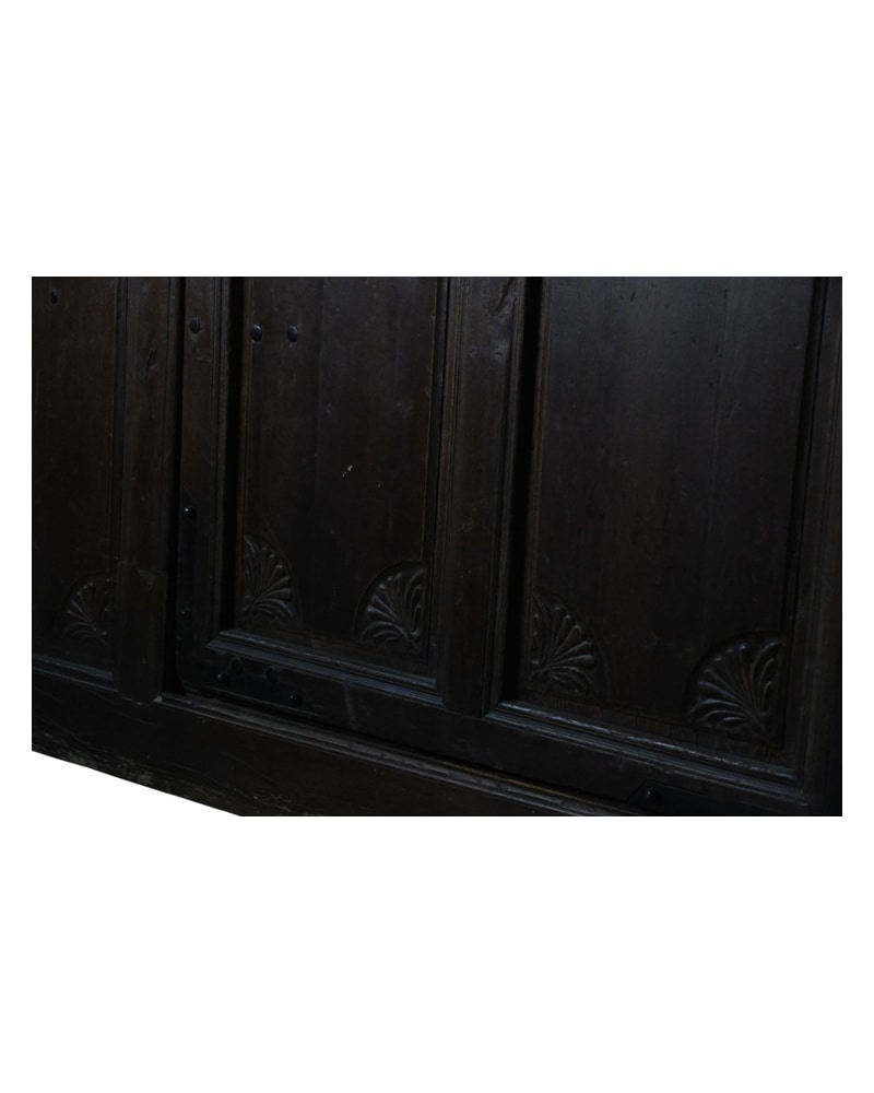 Gate from 1857 in Walnut with Monogram and Wrought Iron - 5/10