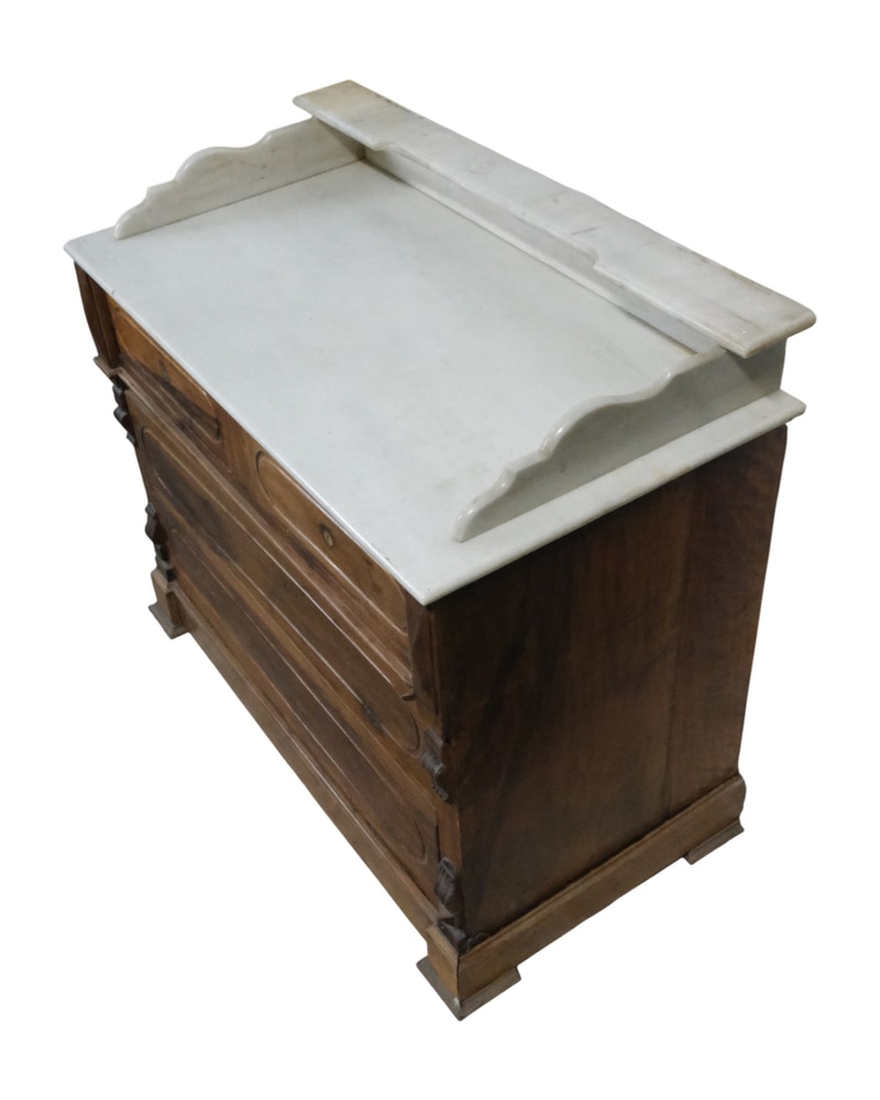 Incomplete Furniture with Marble Top, 20th Century - 8/10