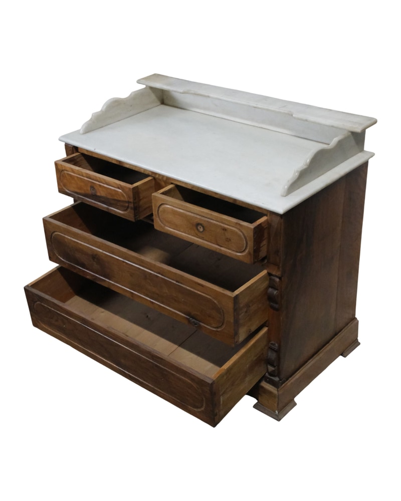 Incomplete Furniture with Marble Top, 20th Century - 10/10
