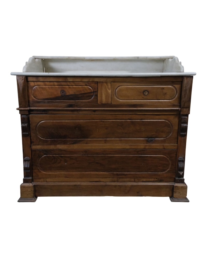 Incomplete Furniture with Marble Top, 20th Century - 3/10