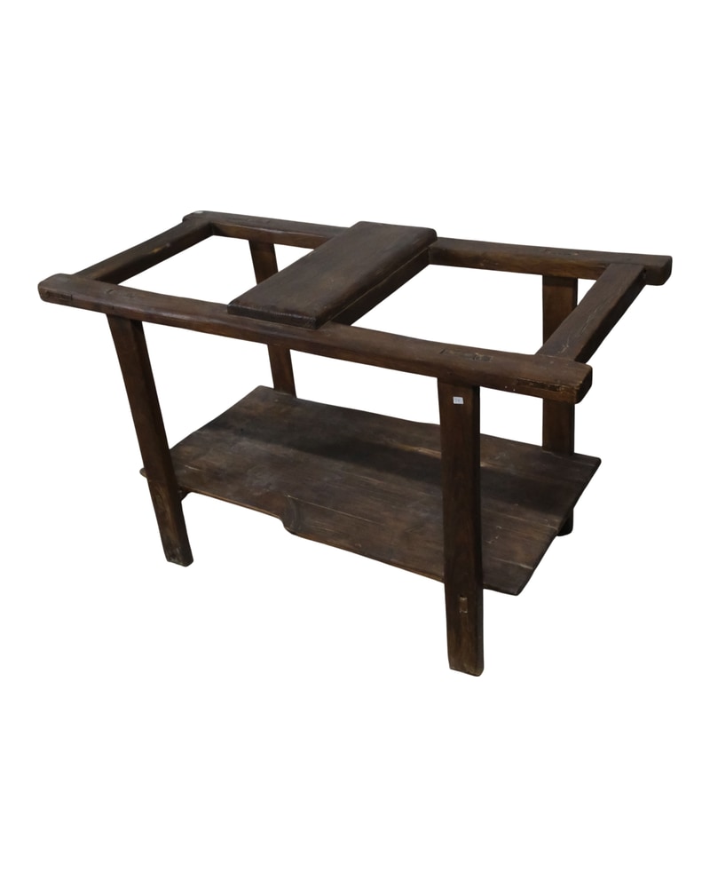 Double Water Carrier from the 20th Century in Dark Wood - 6/7