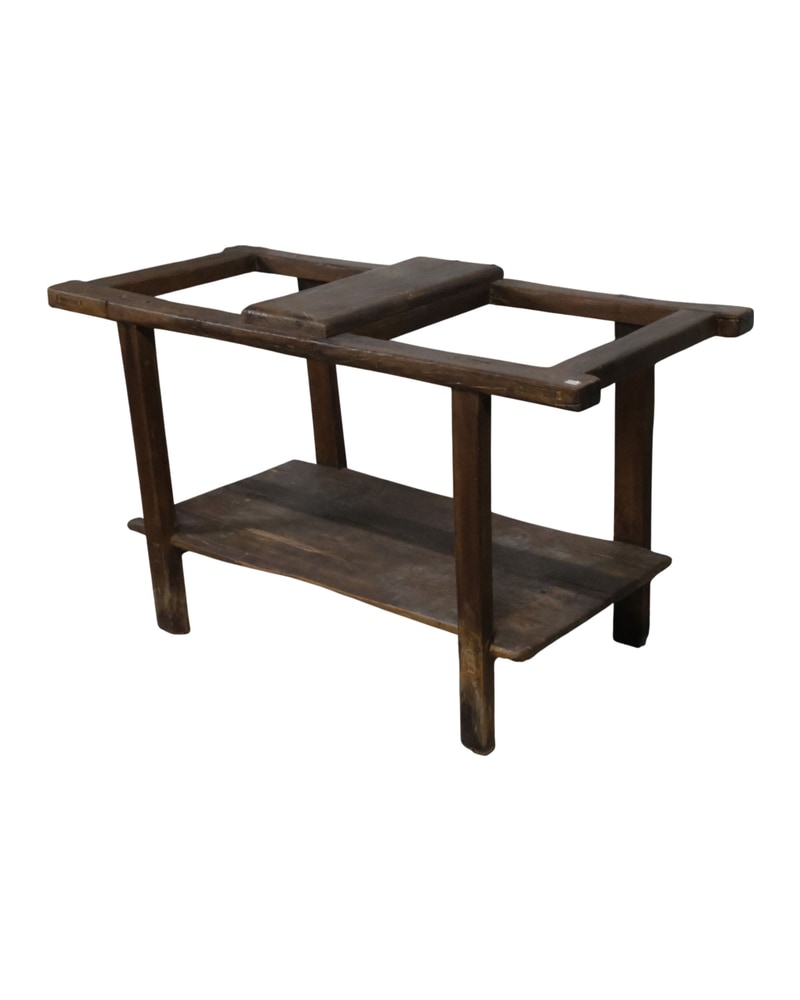 Double Water Carrier from the 20th Century in Dark Wood - 3/7