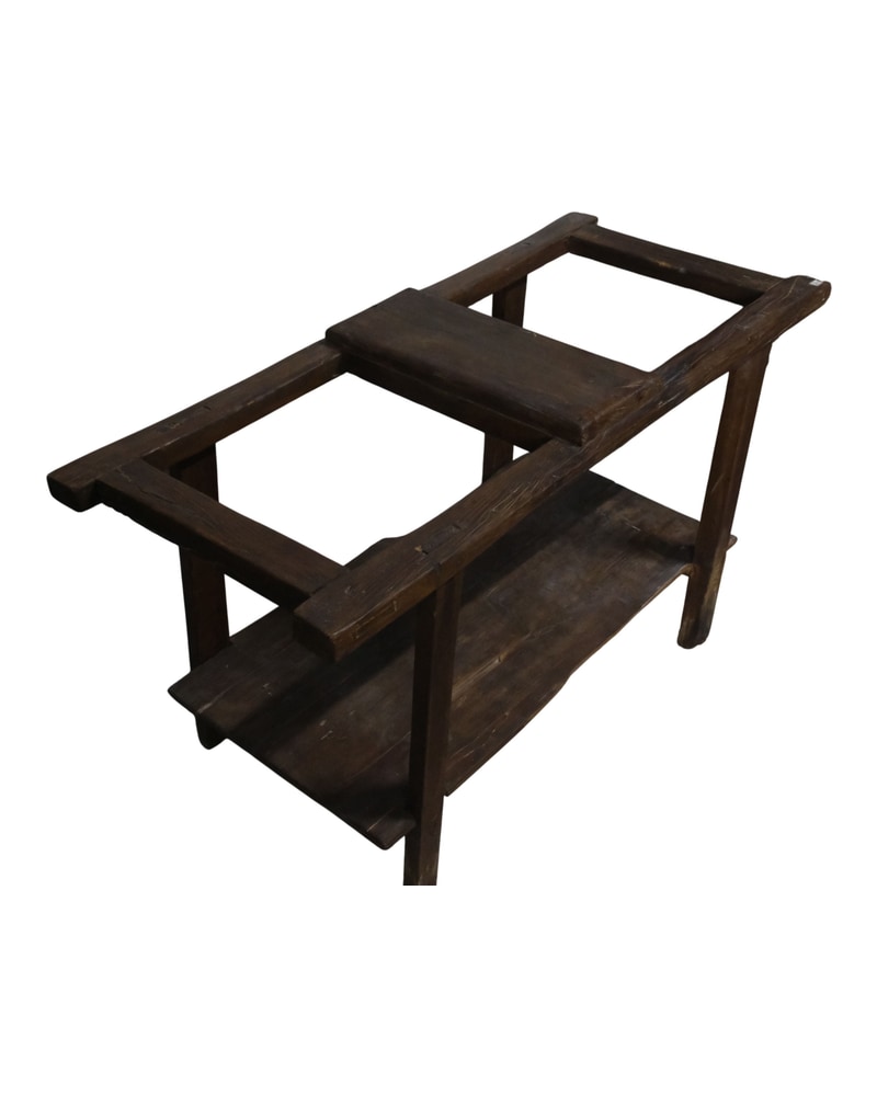 Double Water Carrier from the 20th Century in Dark Wood - 5/7