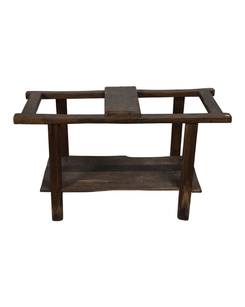 Double Water Carrier from the 20th Century in Dark Wood - 2/7