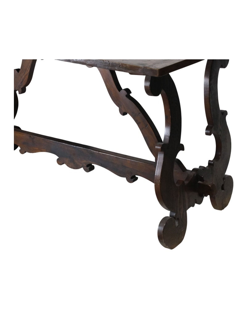 19th Century Dining Table with Castilian Legs in Cervantine Style - 3/10