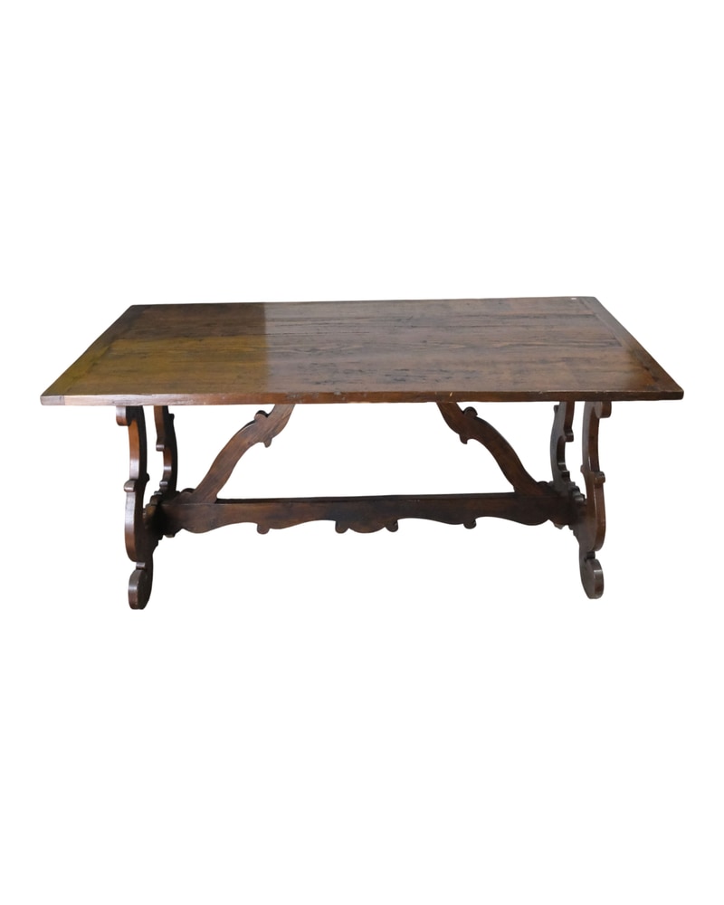 19th Century Dining Table with Castilian Legs in Cervantine Style - 5/10