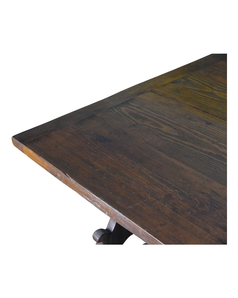19th Century Dining Table with Castilian Legs in Cervantine Style - 8/10