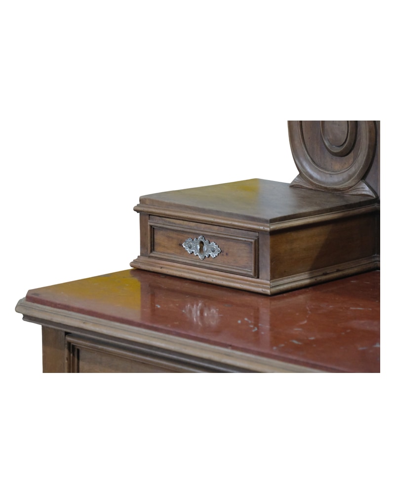 19th Century Chest of Drawers with Mirror and Marble from Madrid - 3/9