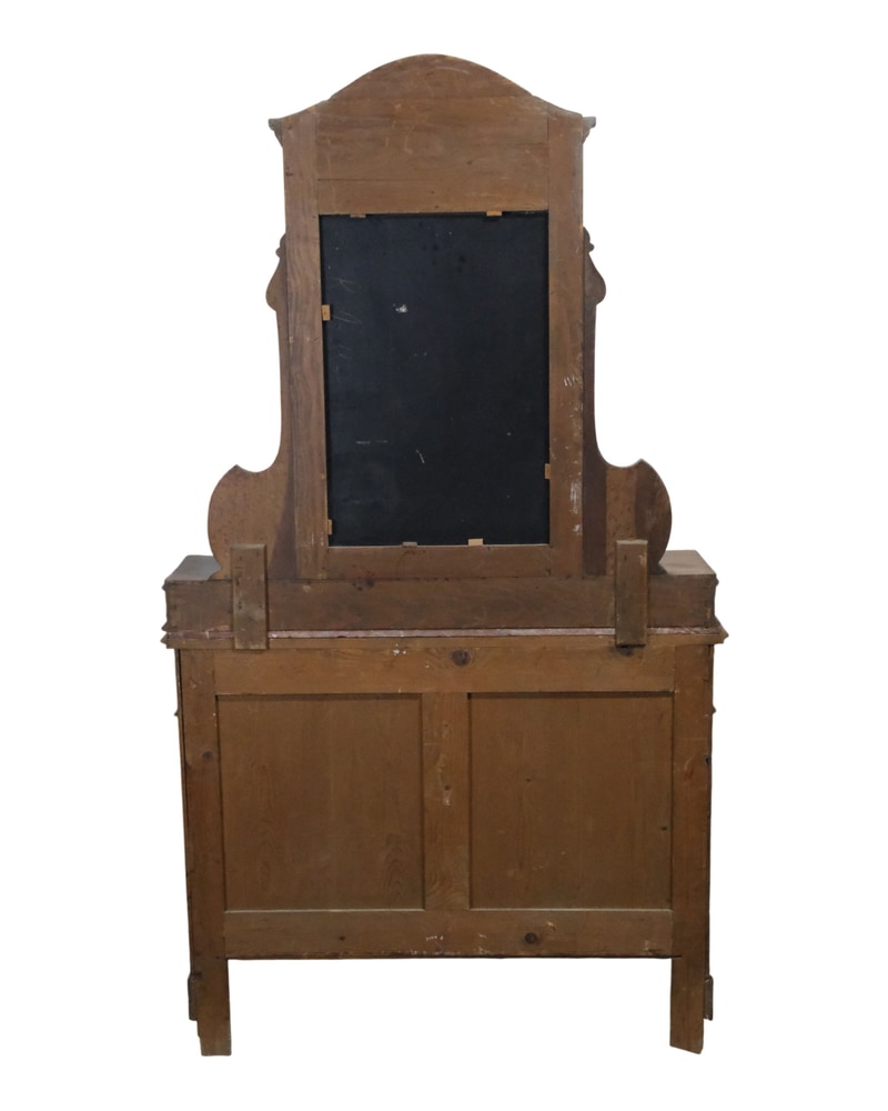19th Century Chest of Drawers with Mirror and Marble from Madrid - 9/9
