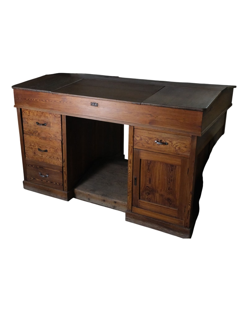 20th Century Architect's Desk with Folding Top - 7/12