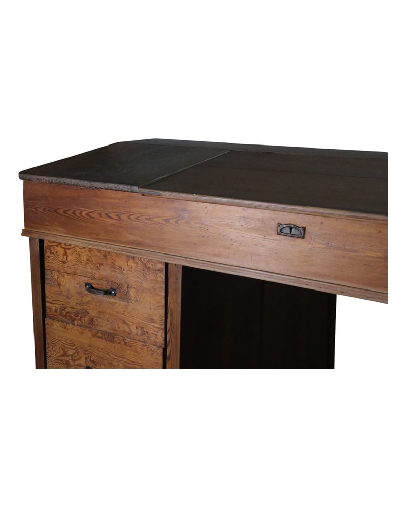 20th Century Architect's Desk with Folding Top - 9/12