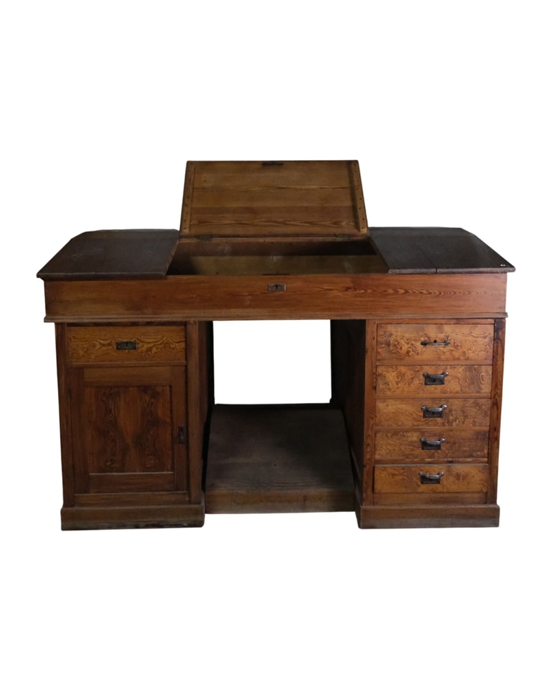 20th Century Architect's Desk with Folding Top - 3/12