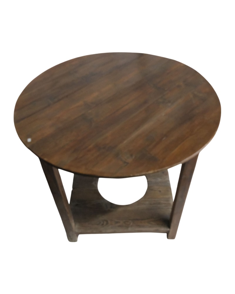 20th Century Round Pine Table - 5/5