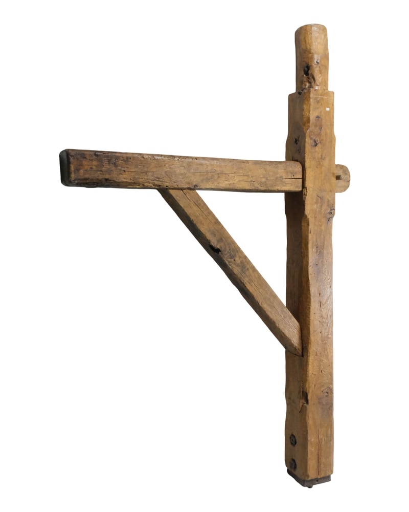 18th Century Mill Turn from Muriel in Wood - 2/8