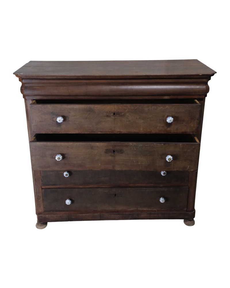19th Century Spanish Chest of Drawers with Secret Drawer - 7/8