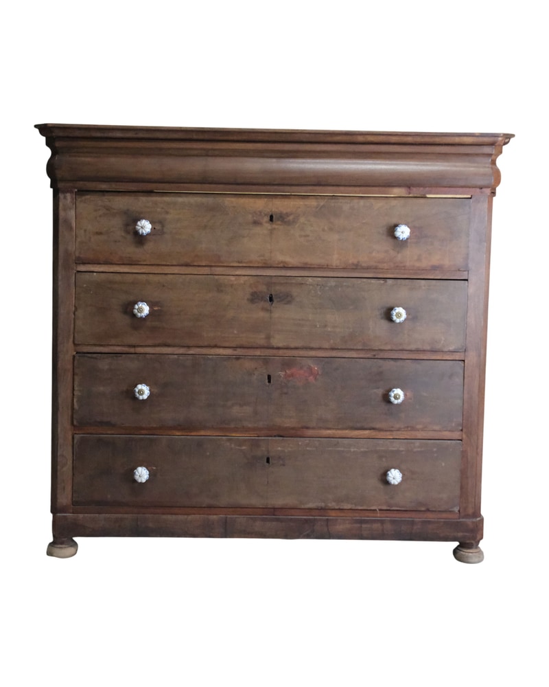 Cómoda Española del Siglo XIX con Cajón Secreto