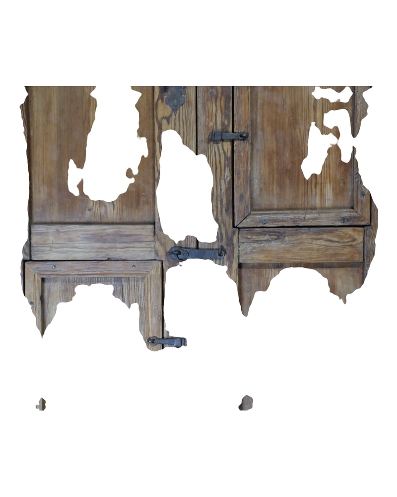 17th Century Pine Balconade with Balustrade - 10/15