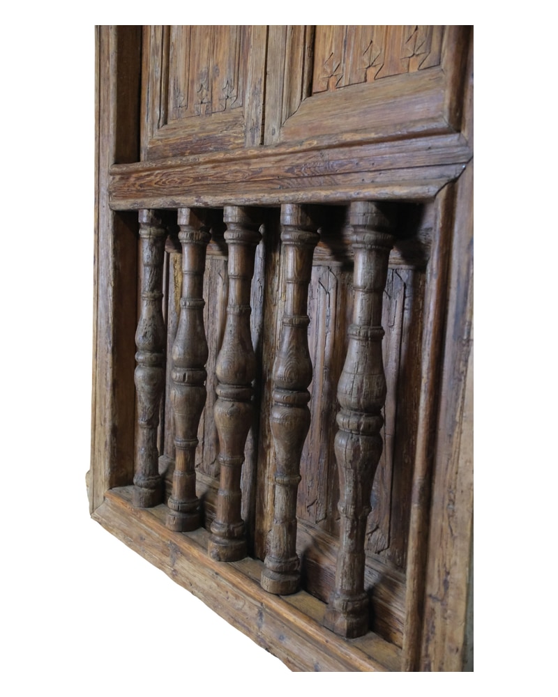 17th Century Pine Balconade with Balustrade - 5/15