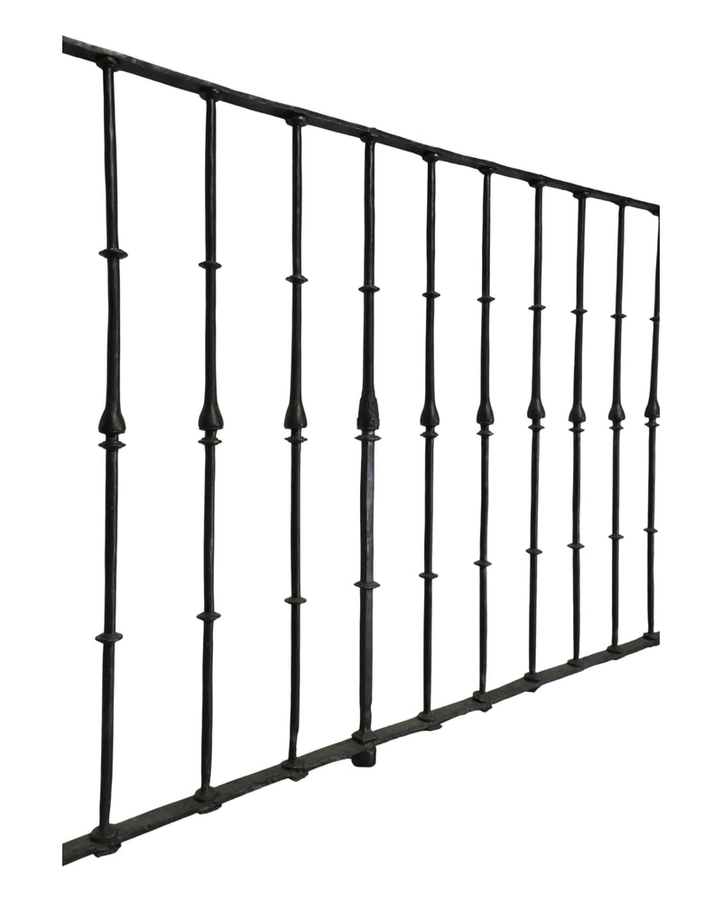 18th Century Iron Balustrade with Castilian Decorations - 5/10