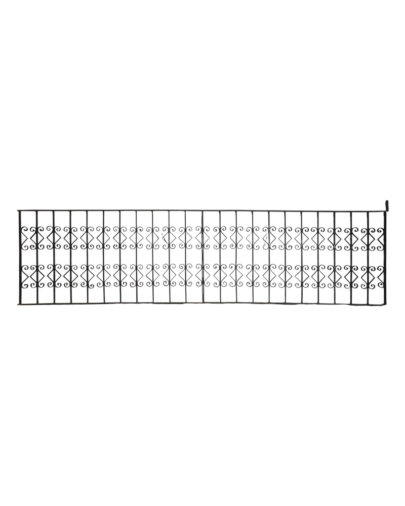 Antepecho de Hierro Forjado del Siglo XIX