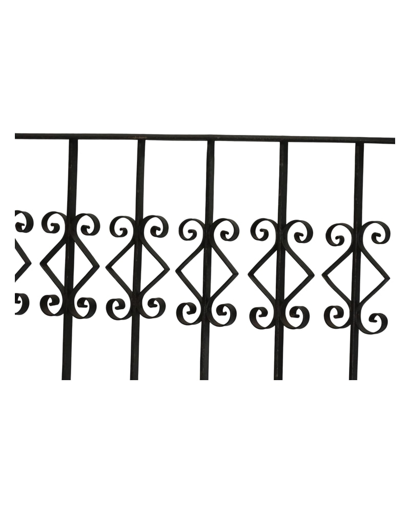 19th Century Wrought Iron Balustrade - 6/6