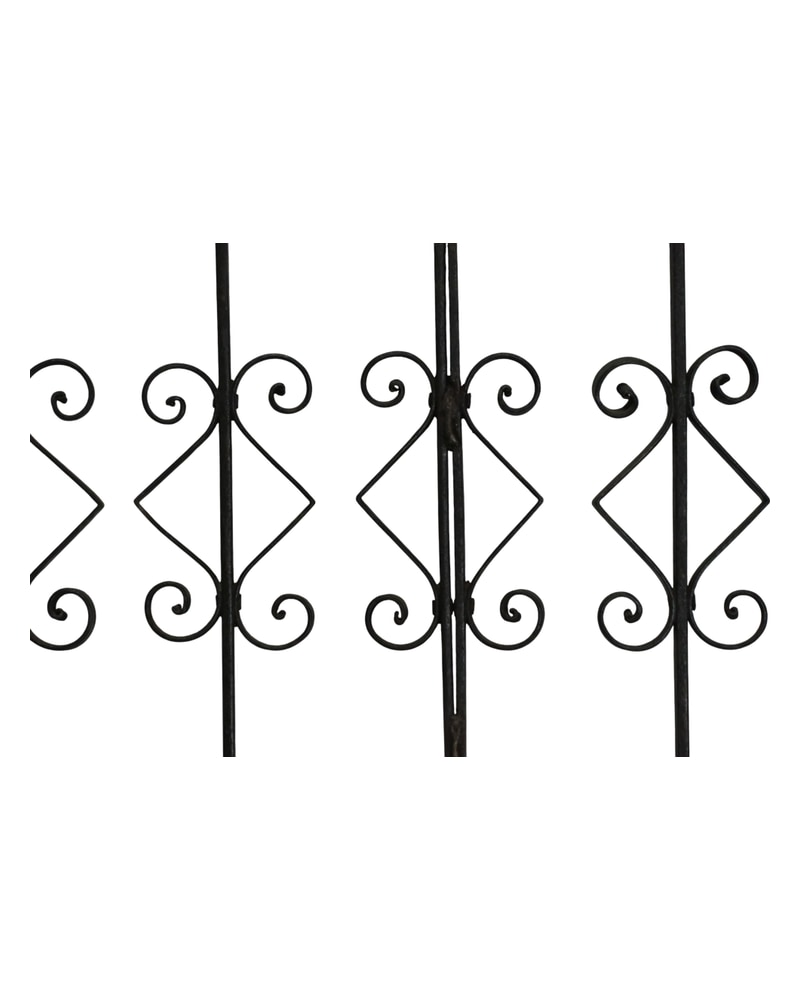 19th Century Wrought Iron Balustrade - 3/6
