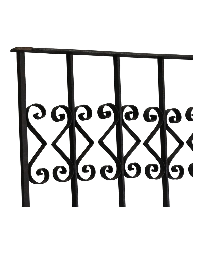19th Century Wrought Iron Balustrade - 4/6