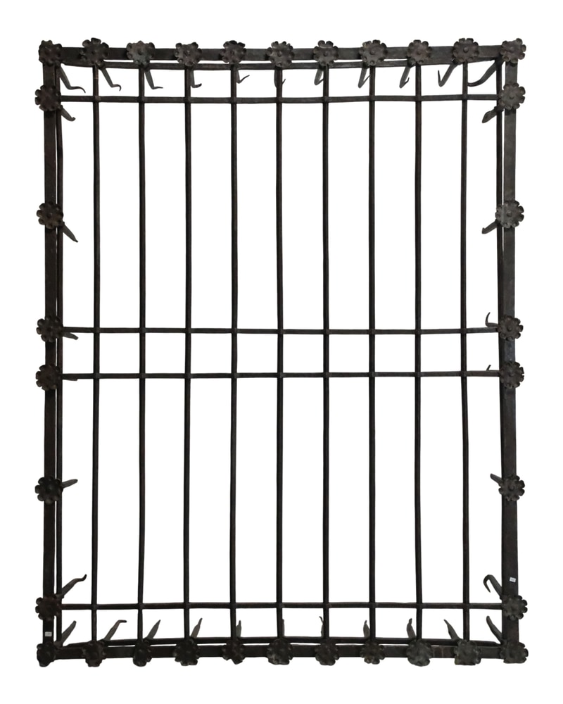 Reja Castellana del Siglo XVII en Hierro Forjado