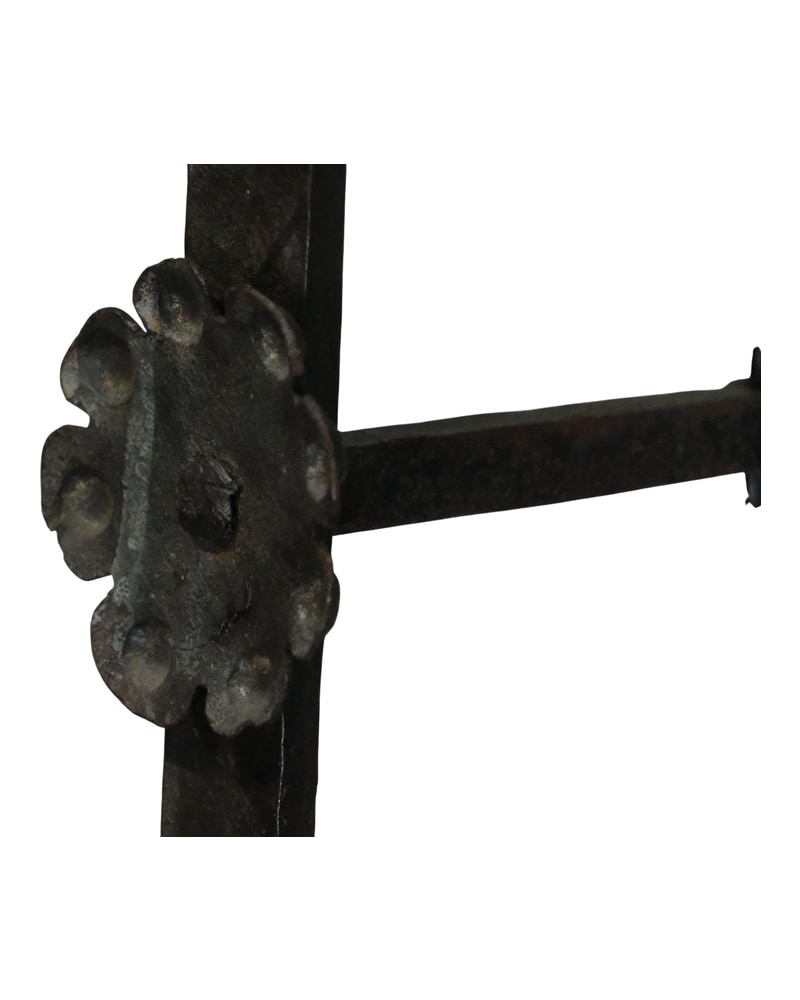 17th Century Castilian Grille in Wrought Iron - 5/8
