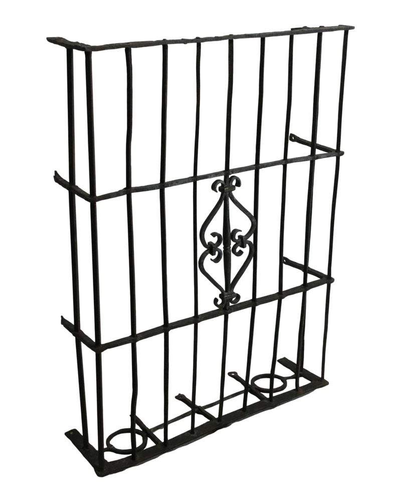 17th Century Wrought Iron Window Grille from Castilla - 3/9