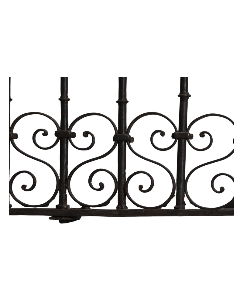 18th Century Wrought Iron Balcony with Frieze - 4/9