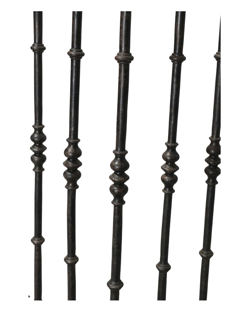 19th Century Iron Balcony with Sophisticated Details - 7/12