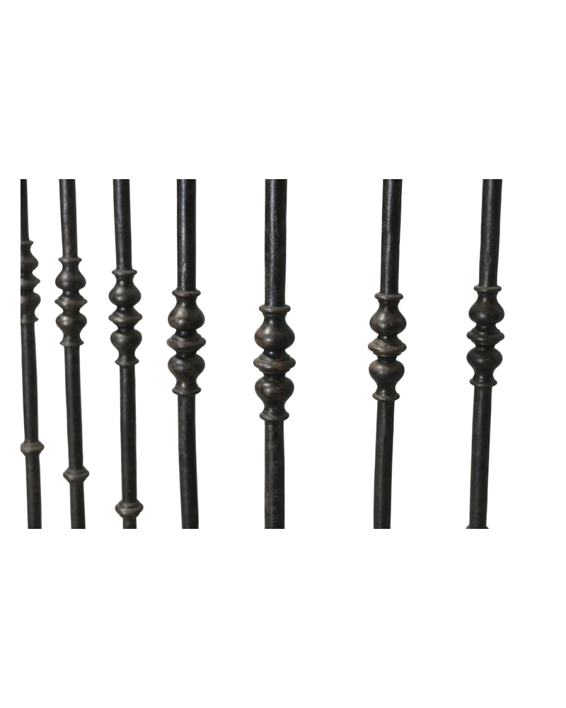 19th Century Iron Balcony with Sophisticated Details - 6/12